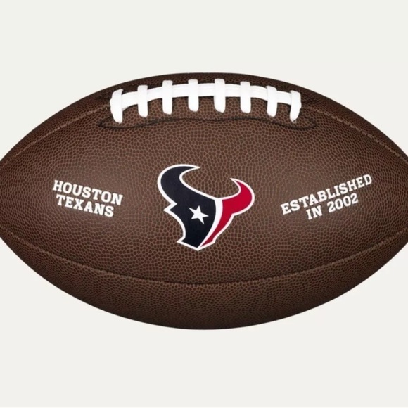 Wilson Houston Texans Composite Football NFL Silver Series Official Full Size - Picture 2 of 2